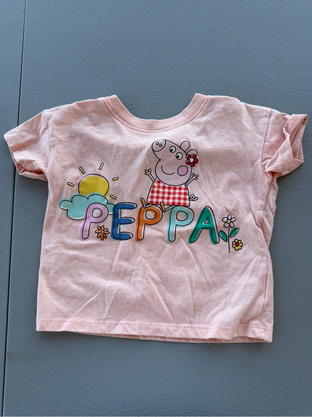 Peppa Pig Light Pink Short Sleeve Graphic Tee